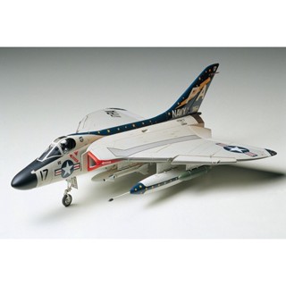 [ชุดโมเดลสเกลประกอบเอง] TAMIYA 61055 1/48 DOUGLAS F4D-1 SKYRAY โมเดลทามิย่าแท้ model