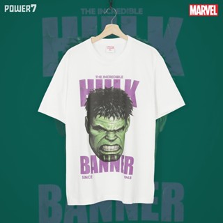 Power 7 Shop เสื้อยืดการ์ตูน HULK ลิขสิทธ์แท้ MARVEL COMICS  T-SHIRTS (MVX-040)_04