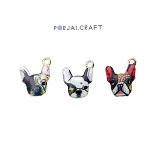 จี้สุนัข French bulldog pendants 18mm