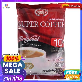 เครื่องดื่ม ซุปเปอร์ กาแฟปรุงสำเร็จ 3IN 1 200 กรัม Super Instant Coffee 3IN 1 200 g.กาแฟ