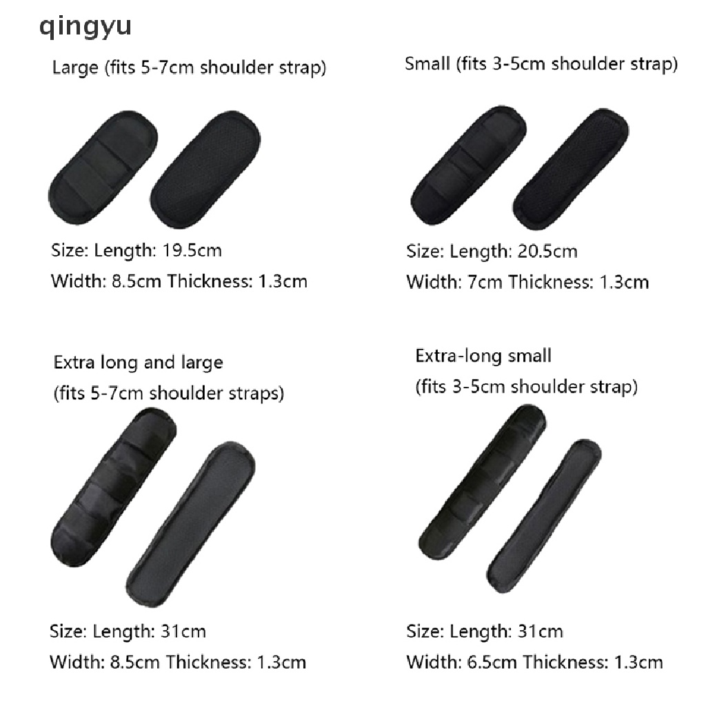 [qingyu] ใหม่ พร้อมส่ง แผ่นรองสายสะพายไหล่ อุปกรณ์เสริม สําหรับกระเป๋าเป้สะพายหลัง