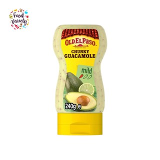 Old El Paso Chunky Guacamole Mild 240g เอล พาโซส ซอสกัวคาโมเล่ มายด์ 240 กรัม