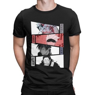 เสื้อยืดแขนสั้น พิมพ์ลายอนิเมะ Jujutsu Kaisen Lovers เหมาะกับของขวัญ แฟชั่นสําหรับผู้ชาย_05