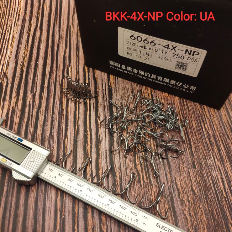 ตะขอตกปลา BKK ของแท้ 6066-5X-CB, 6066-4X-UA, 6066-4X-NP, 6063-3X-CP