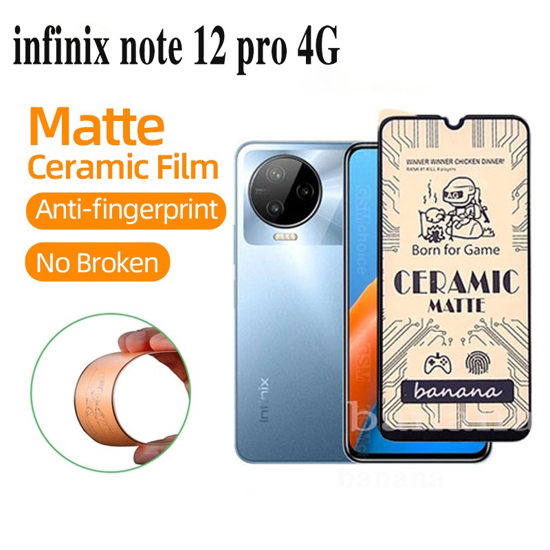 ฟิล์มกระจกนิรภัยกันรอยหน้าจอ เนื้อแมตต์ สําหรับ Infinix Note 12 Pro 4G Infinix Note 12 5G 12 G96 G88 VIP 12i 11 10 Pro 11s Hot 12i 11s NFC 12 11 10 Play 2022