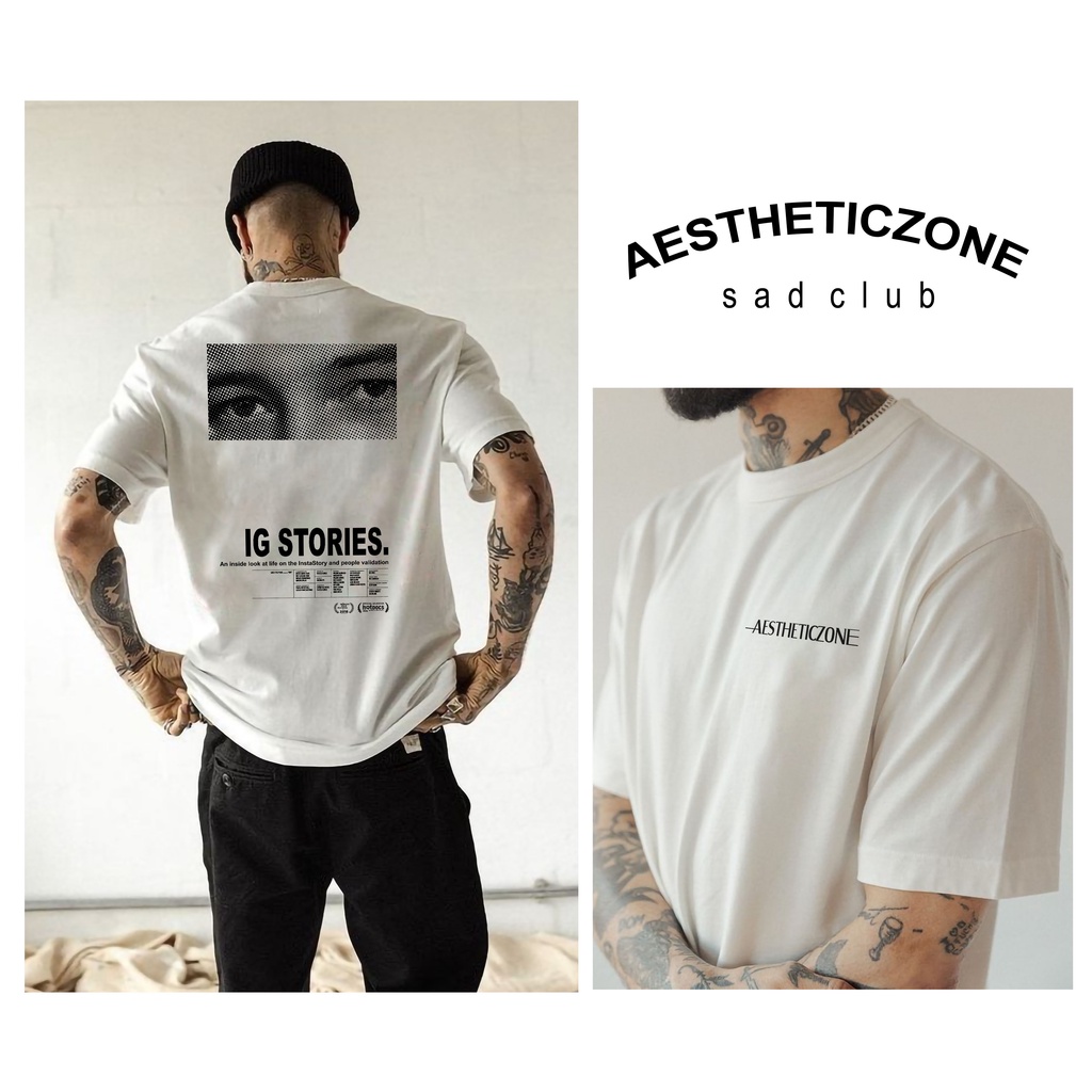 เสื้อยืด Stalker Story IG Aesthetic - เสื้อยืดแบบกําหนดเองสําหรับผู้ชายและผู้หญิง