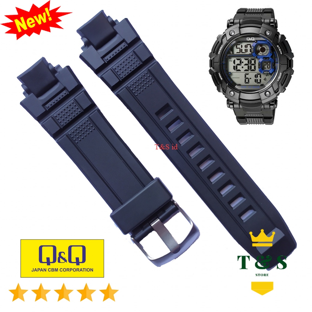 QNQ Q&Q QQ M150 M-150 M 150 สายนาฬิกายาง