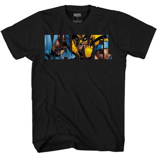 Marvel Logo Wolverine Avengers X-Men Super HeroAdult Tee Graphic T-Shirt for Men Tshirt Clothing Apparel_03