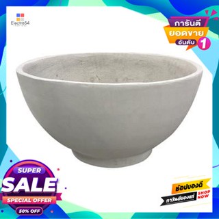 Modern อ่างบัวปูนเปลือยโมเดิร์น BOONTHAM ขนาด 23.4 นิ้ว สีเทา Modern concrete lotus basin, BOONTHAM, size 23.4 inches, g