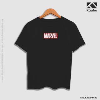 Marvel logo T-shirt(Marvels logo Fantacy Tee) Premium Black Tee- by kaafra_04