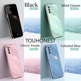 ใหม่ เคส Oppo Reno 5F เคส Oppo A94 เคส Oppo Reno 4F เคส Oppo F19 Pro Case Oppo Reno4 Lite Case Oppo F19S Case Oppo A93 Case Oppo Reno5 Lite New Soft Silica Gel Protection Anti-drop Phone Cover Case โทรศัพท์มือถือ ซิลิกาเจลนิ่ม กันกระแทก สําหรับ