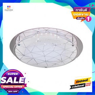 with โคมไฟเพดานพร้อมรีโมต LED 24 วัตต์ Tri-Color LUZINO รุ่น 16652-YL-24W/Remote ขนาด 42 x 42 x 8 ซม.Ceiling Lamp with R