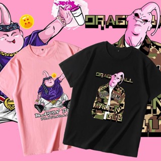 เสื้อยืด Dragon Ball Joint เสื้อยืด Anime อุปกรณ์ต่อพ่วงเสื้อผ้า Majin Buu แขนสั้นผู้ชายแบรนด์อินเทรนด์นักเรียนแนวโ_05