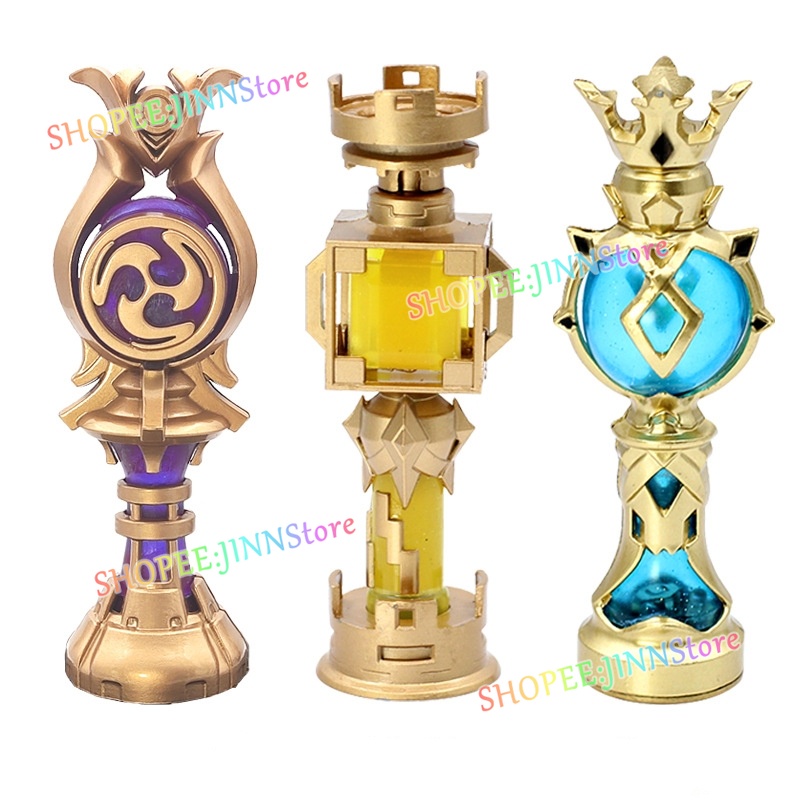 - Jn - GENSHIN IMPACT Geo Anemo Electro Gnosis คอสเพลย์ Morax Barbatos Raiden Shogun เครื่องแต่งกายค