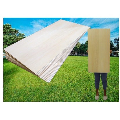 [ไม้อัด] ไม้อัดเบา (PlyWood)  กว้าง45 เซน ยาว 90เซน มีให้เลือกหลายขนาดความหนา 1mm-6mm