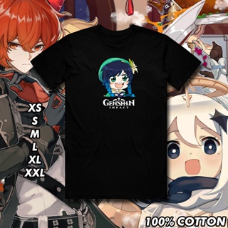 Genshin Impact Venti Cute Kawaii Chibi New Trend PC Mobile Nintendo Switch PS4 Gaming Shirt (G30)_03