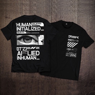 Futuristic Cyber-Punk Cyberpunk Style Original Design Mechanical Style Short Sleeve T-shirt Fashion Brand High Stre_12