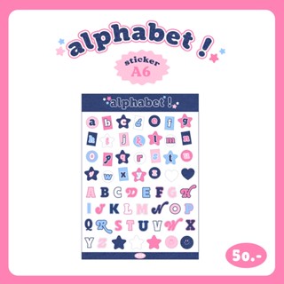 &lt;กรอกโค้ดLXJATลด15%&gt;・°☆* alphabet sticker ・°☆*