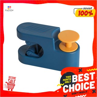 SELF-ADHESIVE ขอแขวนไม้ถูพื้นติดเทปกาวพร้อมที่แขวน PLIM สีน้ำเงินSELF-ADHESIVE MOP HOLDER WITH HOOK PLIM DARK BLUE