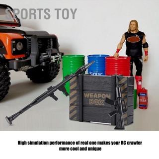 Sports Toy Crawler Decor กล่องอาวุธพลาสติก Case RC อุปกรณ์ตกแต่งสำหรับ Car Crawlers