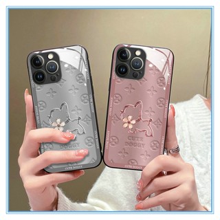 glass case for เคส iP 14 Pro Max 14 Plus โทรศัพท์มือถือแบบแก้วเหลว กันรอยเลนส์กล้อง สําหรับ Apple13 iPhone 11 12 Max 8 7 Plus XR 11Pro เคสกระจกไอโฟน13 Pro max เคสไอโฟน11