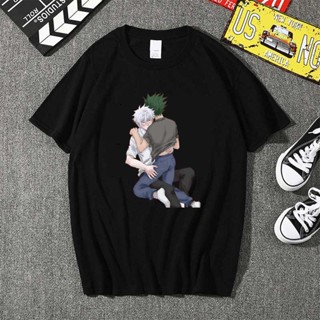 [COD]เสื้อยืดลําลอง ผ้าฝ้าย แขนสั้น พิมพ์ลาย Hunter X Hunter Killua and Gon แฟชั่นฤดูร้อน สําหรับผู้ชาย 2022S-5XL_02