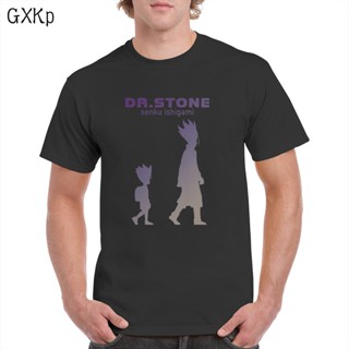 Tops Anime Cartoon MenS Anime Dr Stone Stone Wars Senku Kid And Senku Ishigami T Shirt for men_08