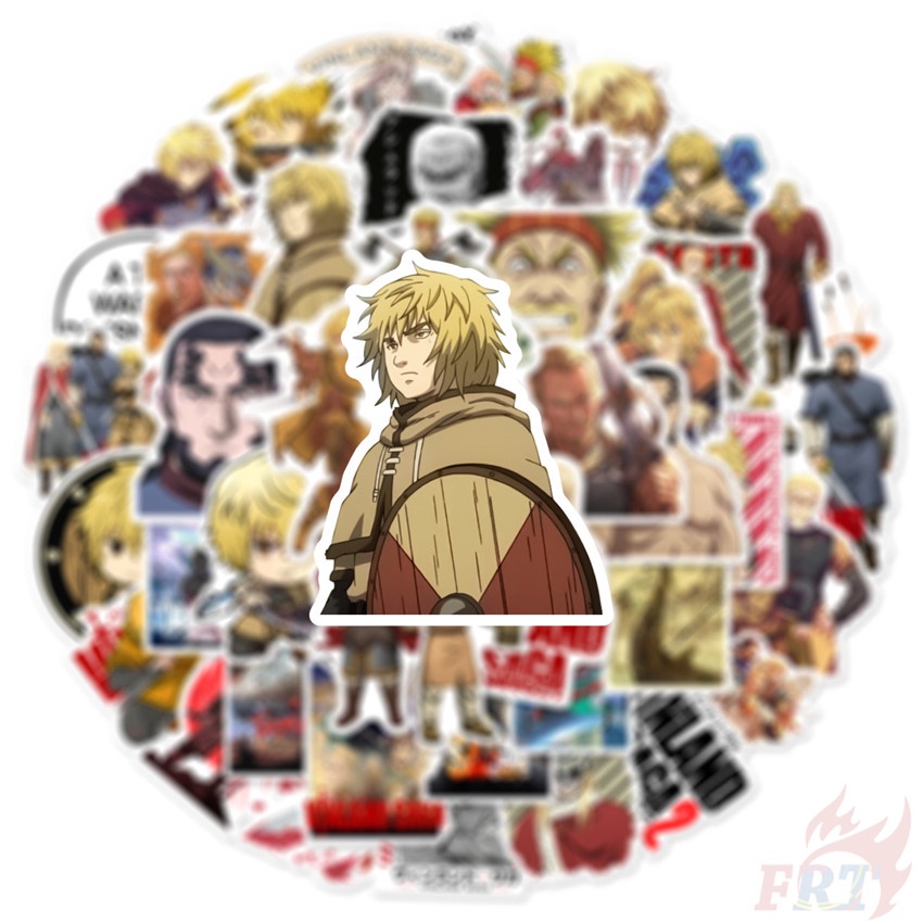 ❉ สติกเกอร์ VINLAND SAGA Series 01 ❉ สติกเกอร์แฟชั่น กันน้ํา DIY 50 ชิ้น/เซต - รูปที่ 4