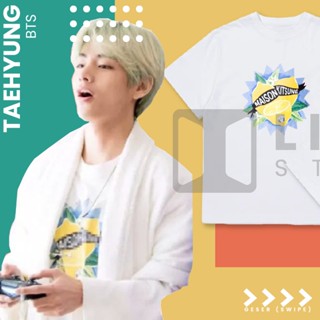 เสื้อยืด พิมพ์ลาย Taehyung V BTS 3 lemon