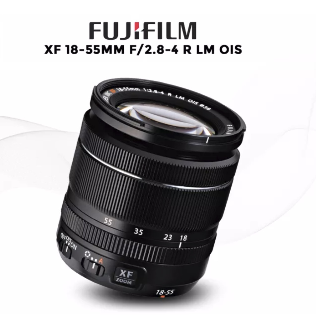 เลนส์ FUJIFILM ฟูจิ Fujinon XF 18-55 mm f2.8-4 R LM OIS สีดำ ( มือสอง สภาพสวย )
