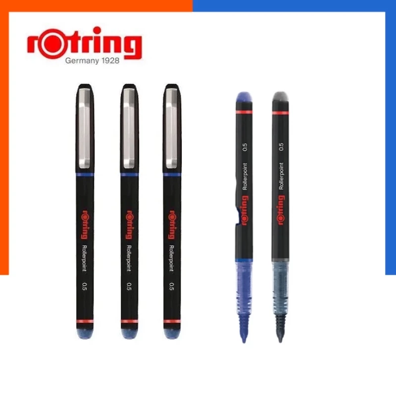 ปากการอตติ้ง Rotring ปากกาหมึกซึม 0.5mm Roller 1928 น้ำเงิน/ดำ ของแท้ เยอรมัน รอดติ้ง roting กราฟฟิก US.Station
