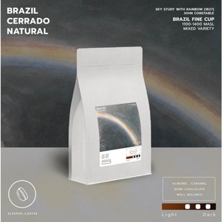 เมล็ดกาแฟคั่ว Brazil Cerrado Natural Fine Cup ขนาด 1000g