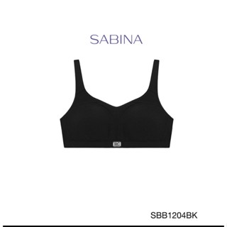 Sabina เสื้อชั้นใน Sport Bra รุ่น Sbn Sport รหัส SBB1204BK สีดำ SIZE B75/34