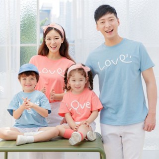 พร้อมส่ง 💕 เสื้อครอบครัว เสื้อเด็กLove Family ❣️