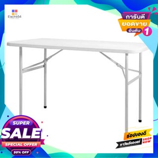 Multipurpose โต๊ะพับอเนกประสงค์ NEWSTORM รุ่น BT-04J ขนาด 121 x 60 ซม. สีขาว Multipurpose Folding Table NEWSTORM BT-04J