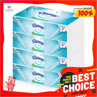 FACIAL กระดาษเช็ดหน้า KLEENEX SIKY SMOOTH 70 แผ่น แพ็ค4FACIAL TISSUE KLEENEX SIKY SMOOTH 70 SHEETS PACK 4