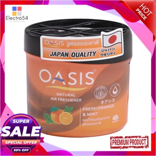 AIR เจลปรับอากาศ OASIS 180g FRESH ORANGE &amp; MINTAIR FRESHENER GEL OASIS 180g FRESH ORANGE &amp; MINT