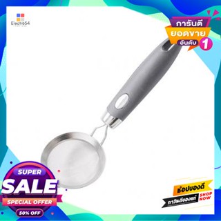 Steel กระชอนสเตนเลส เล็ก ด้ามเทา Kassa Home รุ่น Vg1M68-16 ขนาด 7.5 ซม. สีเงินstainless Steel Strainer Small Gray Handle