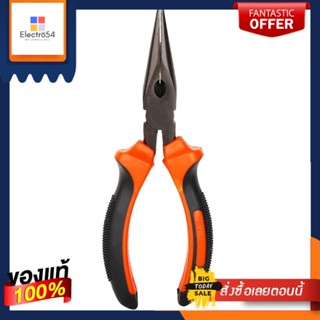 NICKEL-COATED คีมปากแหลมชุบนิกเกิลดำ KINZO 6 นิ้วNICKEL-COATED LONG-NOSE PLIER KINZO 6”