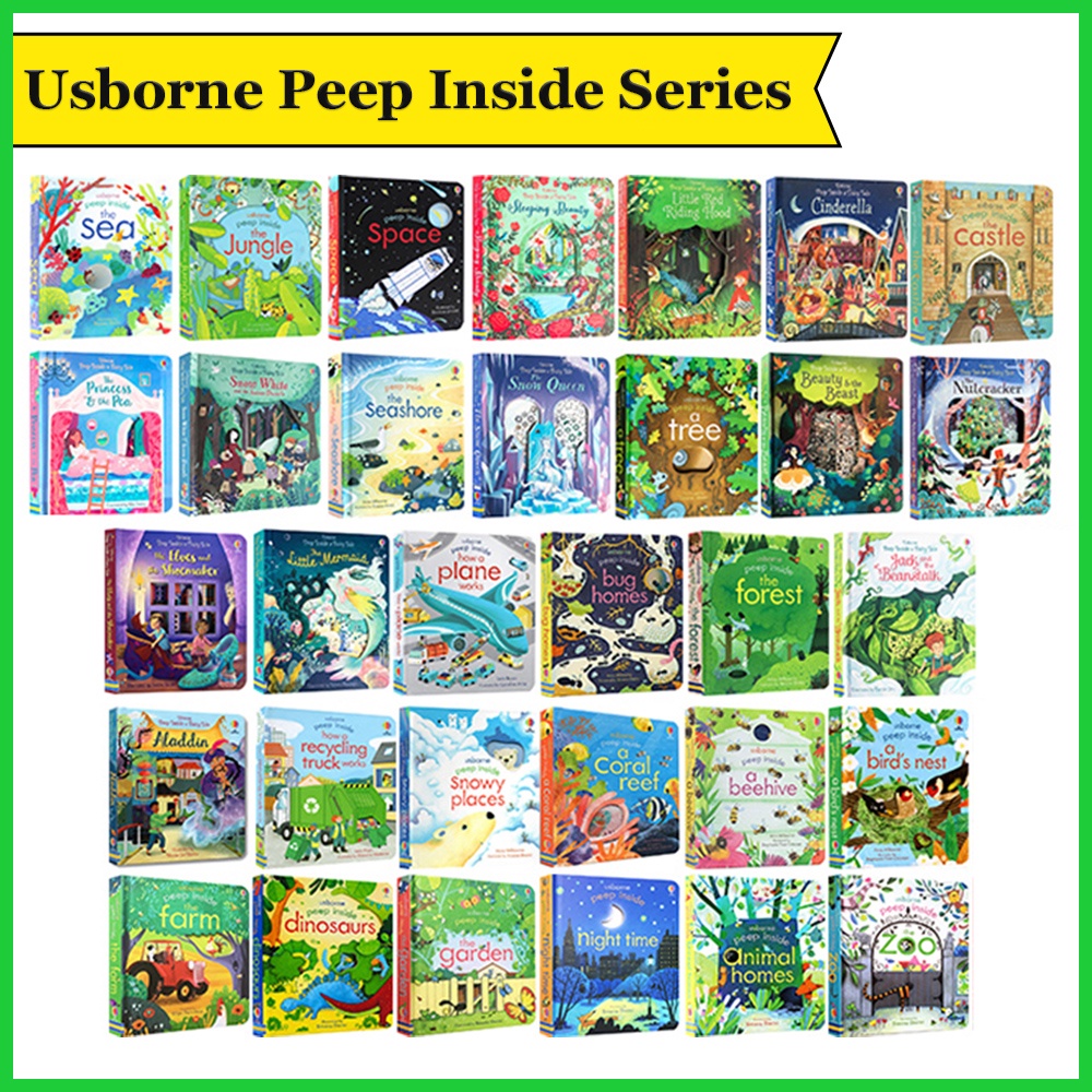 พร้อมส่ง usborne lift the flap Peep Inside a Fairy Tale English readnig books หนังสือภาษาอังกฤษ หนังสือเด็กภาษาอังกฤษ