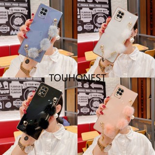 เคส Oppo A54 เคส Oppo A73 เคส Oppo A74 เคส Oppo A93 เคส Oppo A94 Case Oppo A95 Case Oppo F17 Pro Case Oppo F19 Pro Case Oppo F19S New Cute Plush Ball Pendant Phone Cover Case โทรศัพท์มือถือ ประดับจี้ลูกบอลน่ารัก สําหรับ