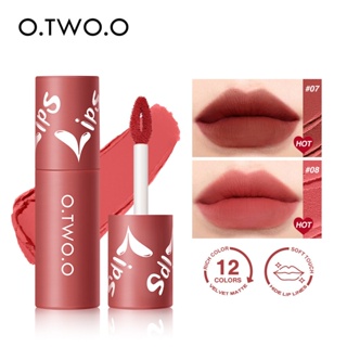 ลิปทาปากทาแก้ม O.TWO.O whats IN MY BAG Velvet Matte Lip &amp; Cheek Mud