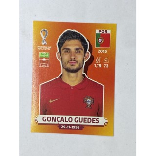 Goncalo Guedes สติ๊กเกอร์สะสม ฟุตบอลโลก world cup 2022 Portugal ของสะสมทีมฟุตบอล โปรตุเกส