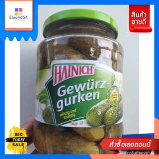 วัตถุดิบ Hainich Salzdill-Gurken แตงกวาปรุงรส  ไฮนิช 670 กรัม Hainich Salzdill-Gurken Seasoned Cucumbers 670