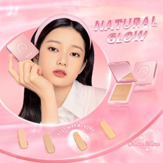 PINKFLASH Natural Pressed Powder Brighten Skin Oil Control Concealer Lasting Natural Face Makeup Setting Powder Waterproof