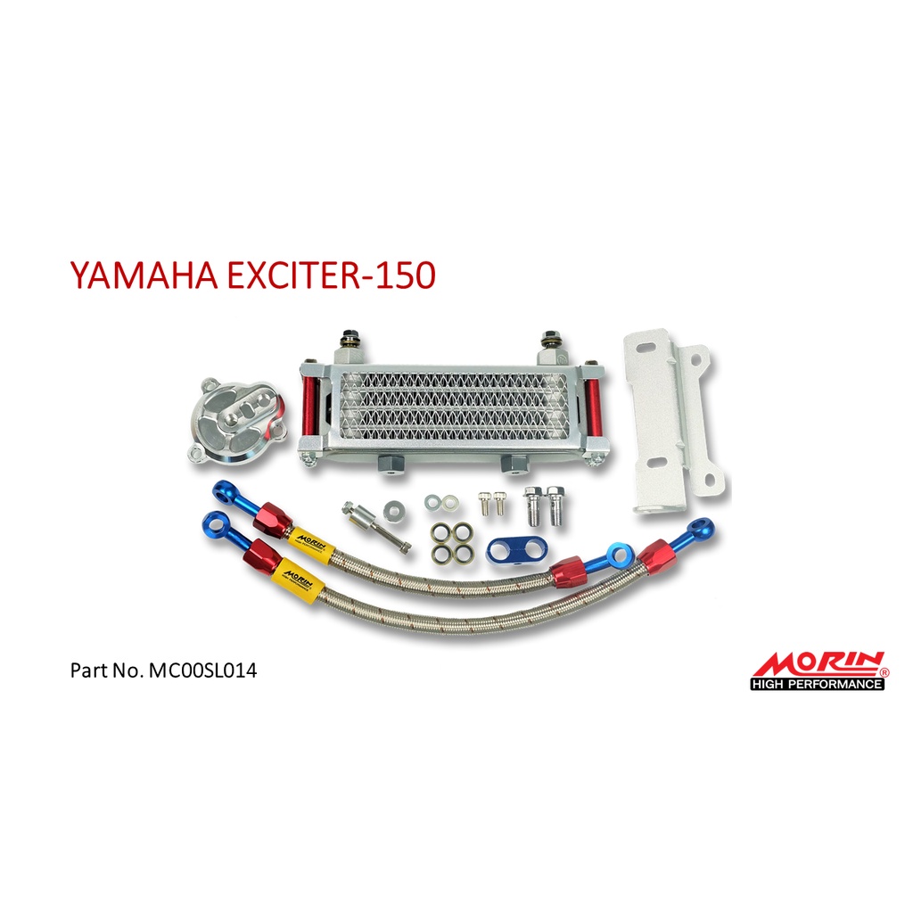 MORIN ออยล์คูลเลอร์ รุ่น YAMAHA EXCITER 150 (Leewattana อะไหล่แต่งมอเตอร์ไซค์)