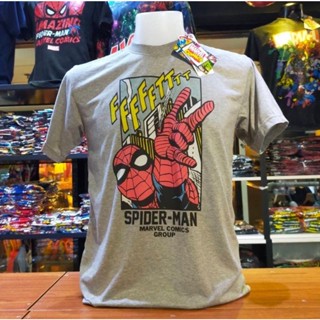 เสื้อยืดMarvel_ลิขสิทธิ์แท้ลายSpiderman.สีเทา(mvx-022)_04