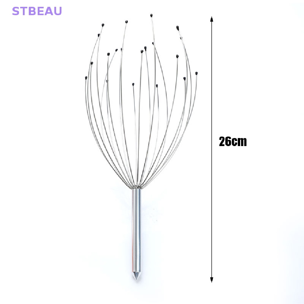 [cxSTBEAU] เครื่องนวดหนังศีรษะพร้อมที่ขูดนวด 20 กรงเล็บเพื่อการผ่อนคลายอย่างล้ําลึก อืม - รูปที่ 7