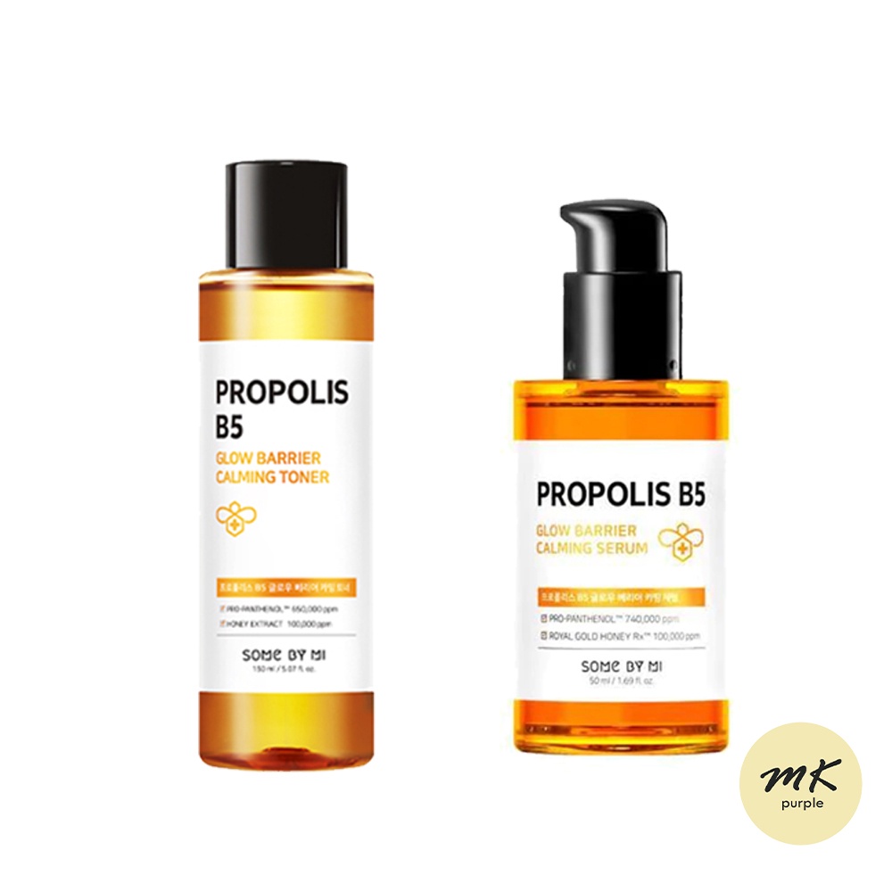 Somebymi Some By Mi Me Some By Me PROPOLIS B5 GLOW BARRIER CALMING SERUM PROPOLIS B5 GLOW BARRIER CALMING TONER