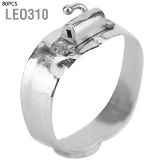 Leo310 80Pcs ทันตกรรม ทันตกรรมจัดฟัน หลอด Molar Band Set ฟัน Accessories16 # ถึง 35